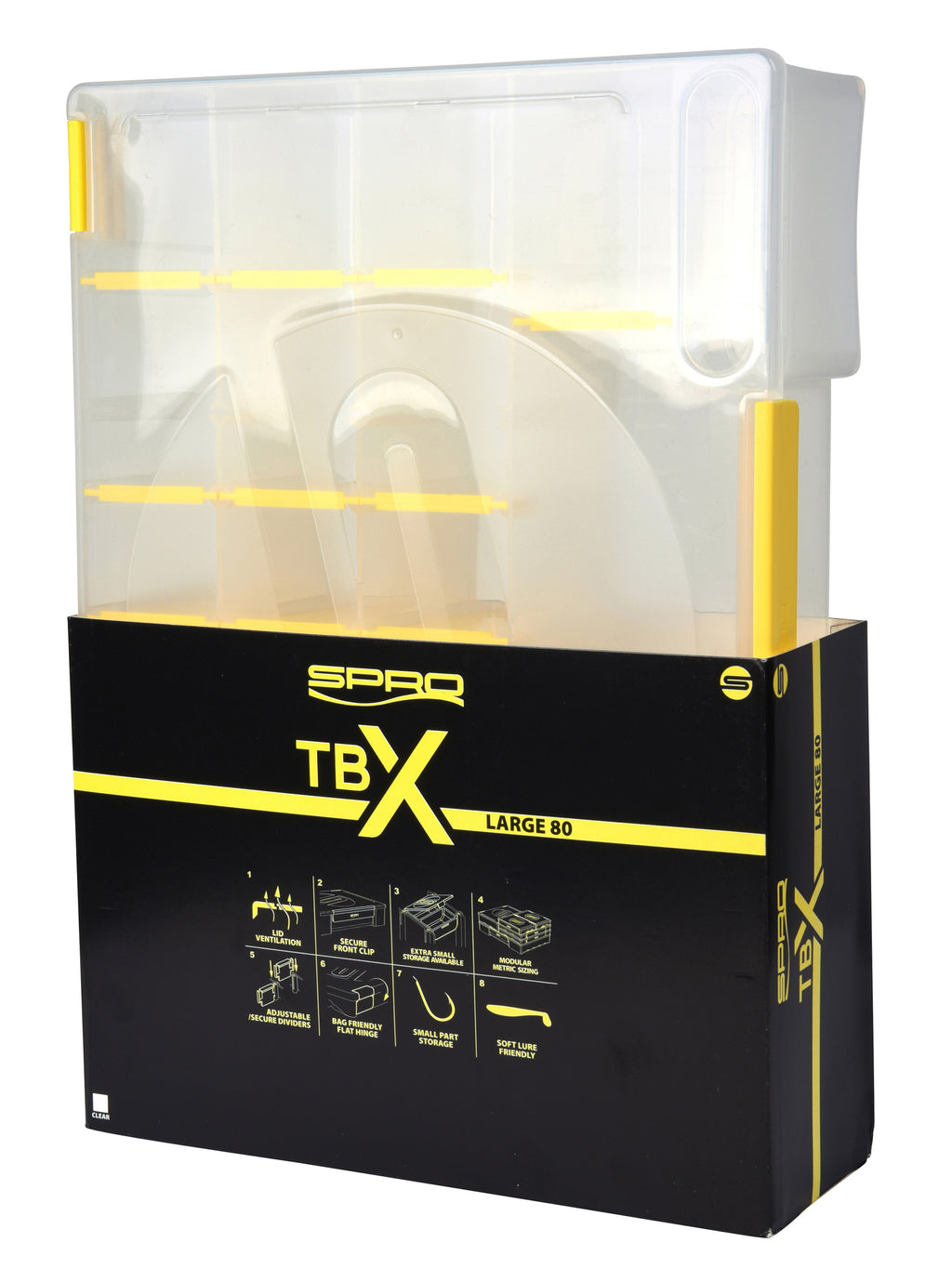 SPRO TBX 80L 3700D CLEAR – SPRO Sports Professionals
