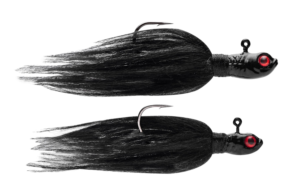black fly fishing lures PHAT FLIES BLACK (2PC/PK) – SPRO Sports Professionals