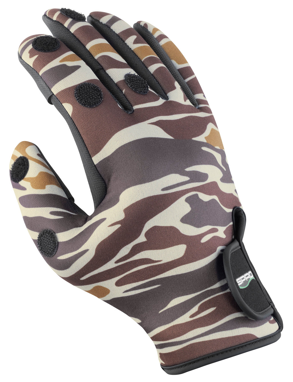 SPRO Wicked Weather Slit Finger Gloves CAMO XXL