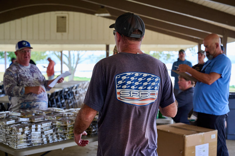 SPRO T-SHIRT LITTLE JOHN USA NAVY