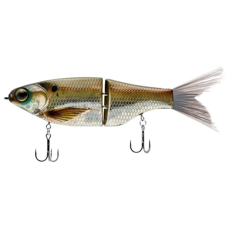 carl holland fishing lure branson mo dying shad KGB Chad Shad 180 Native Chrome