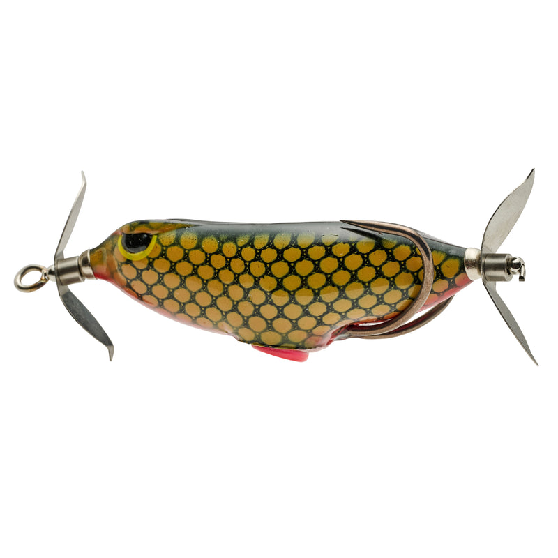 fish shaped frog lure PROP FROG 65 LAVA