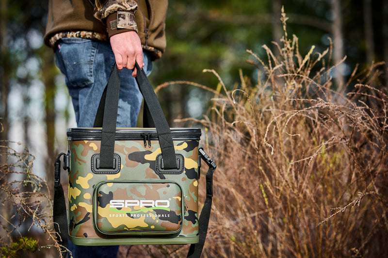 SPRO 15L SOFT COOLER BOX CAMO