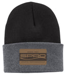 SPRO BEANIE BLACK WITH PATCH