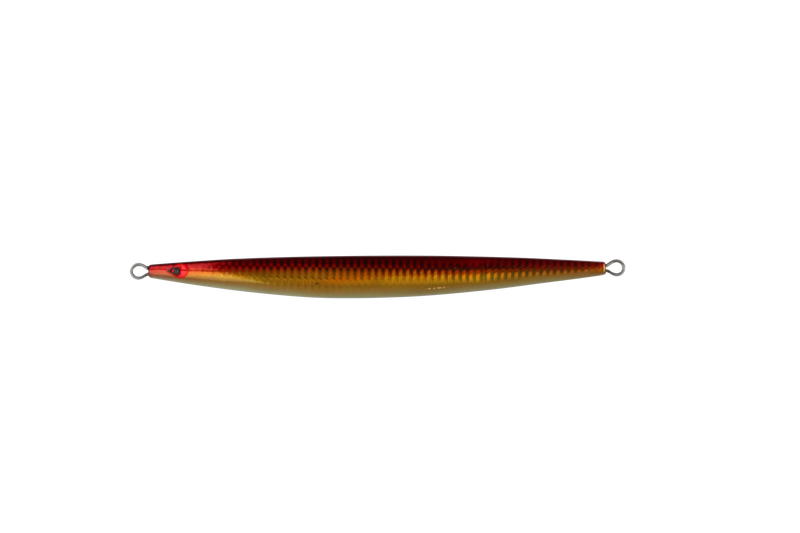 AIYA LONG JIG RED GOLD GLOWING BELLY