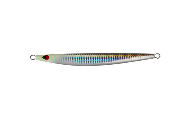 AIYA SEMI LONG JIG SILVER GLOW HEAD