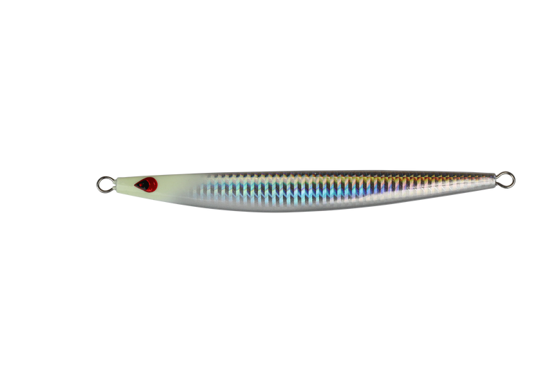 AIYA SEMI LONG JIG SILVER GLOW HEAD