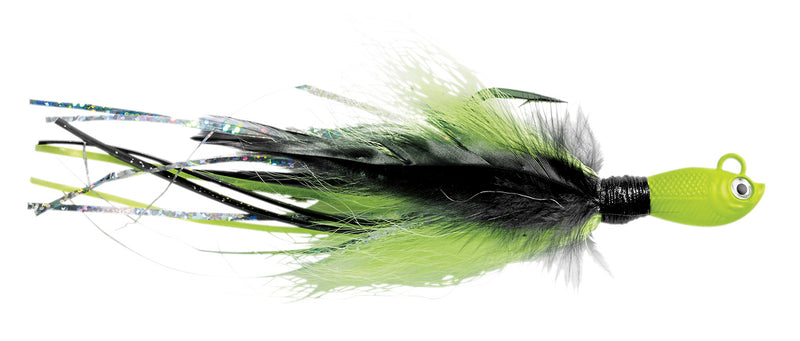 POWER BUCKTAIL CUSTOM CRAZY CHARTREUSE/BLACK – SPRO Sports