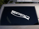 SPRO BOAT DECAL BLACK&GREEN