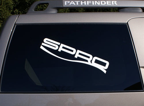 SPRO BOAT DECAL WHITE