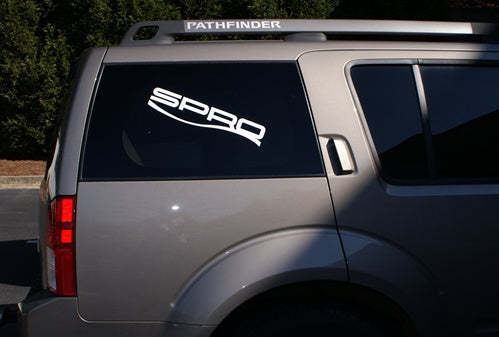 SPRO BOAT DECAL WHITE