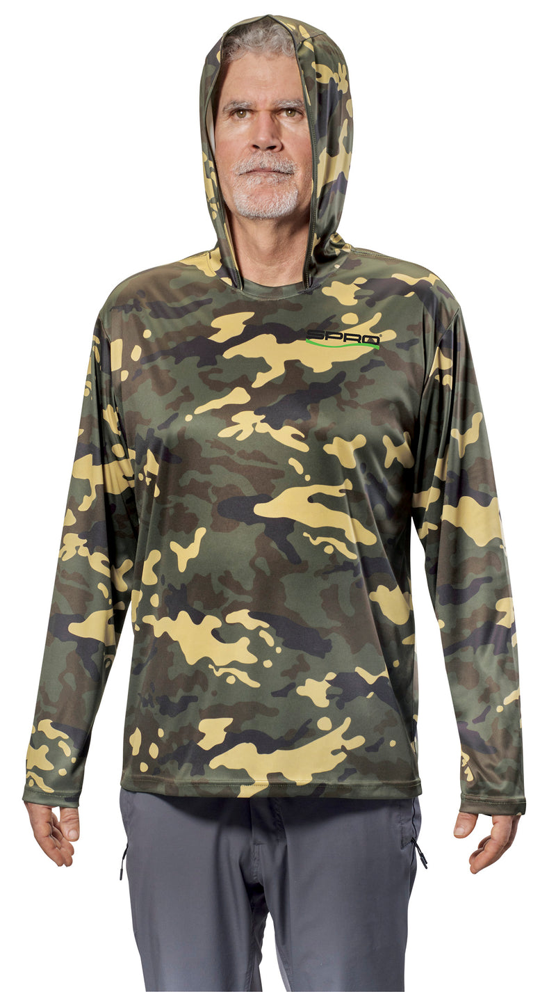 SPRO SUN HOODIE CAMO