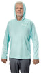 SPRO SUN HOODIE SEA GREEN