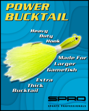 POWER BUCKTAIL JIG CRAZY CHARTREUSE