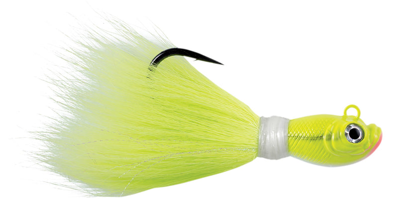 Spro Power Bucktail HD Jig - 6oz - Crazy Chartreuse