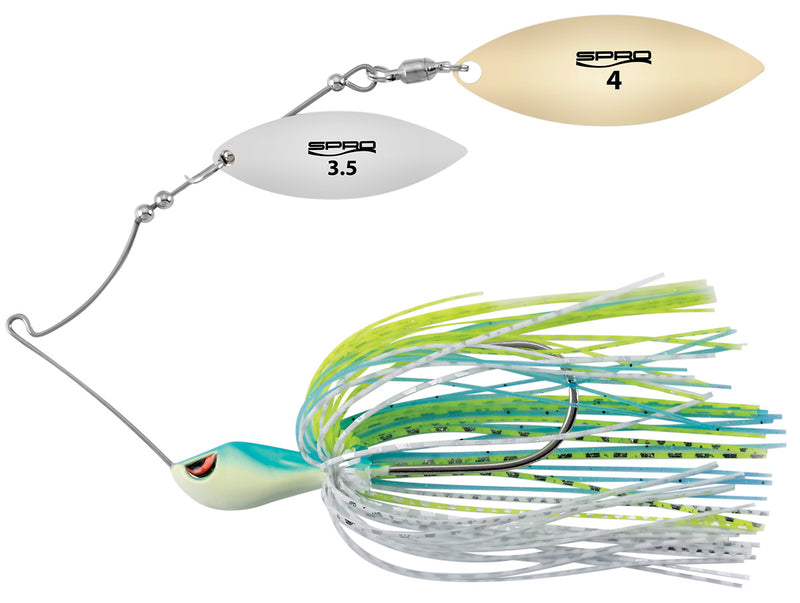 Spro Blade Double Willow Spinnerbait 3/8 oz / Citrus Shad