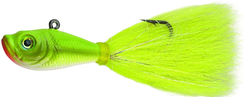 Spro Bucktail Jig 3/4 oz Crazy Chartreuse