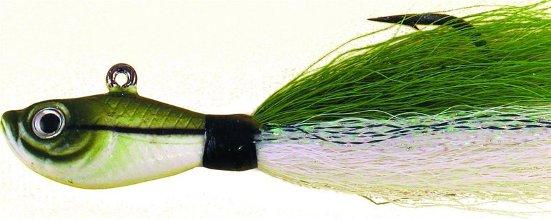 BUCKTAIL JIG SAND EEL GREEN BUCKTAIL JIG SAND EEL GREEN