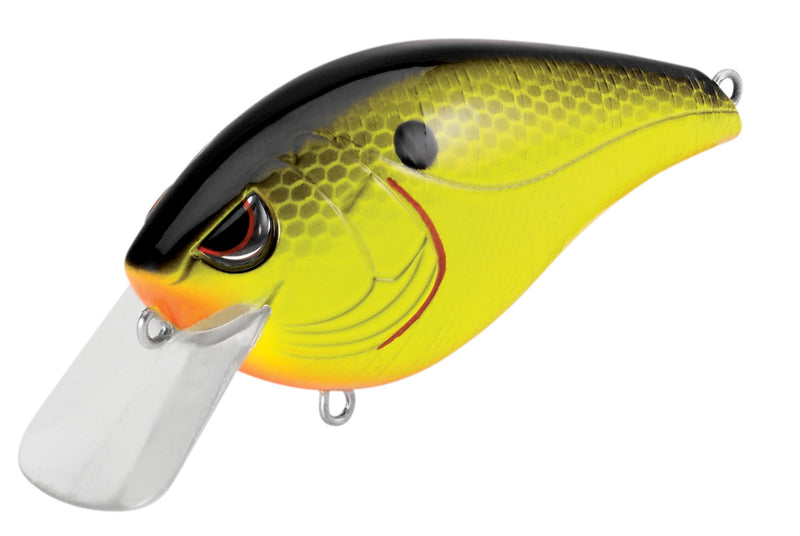 Spro Hunter Crank 65 Squarebill Crankbait Chartreuse Black Back