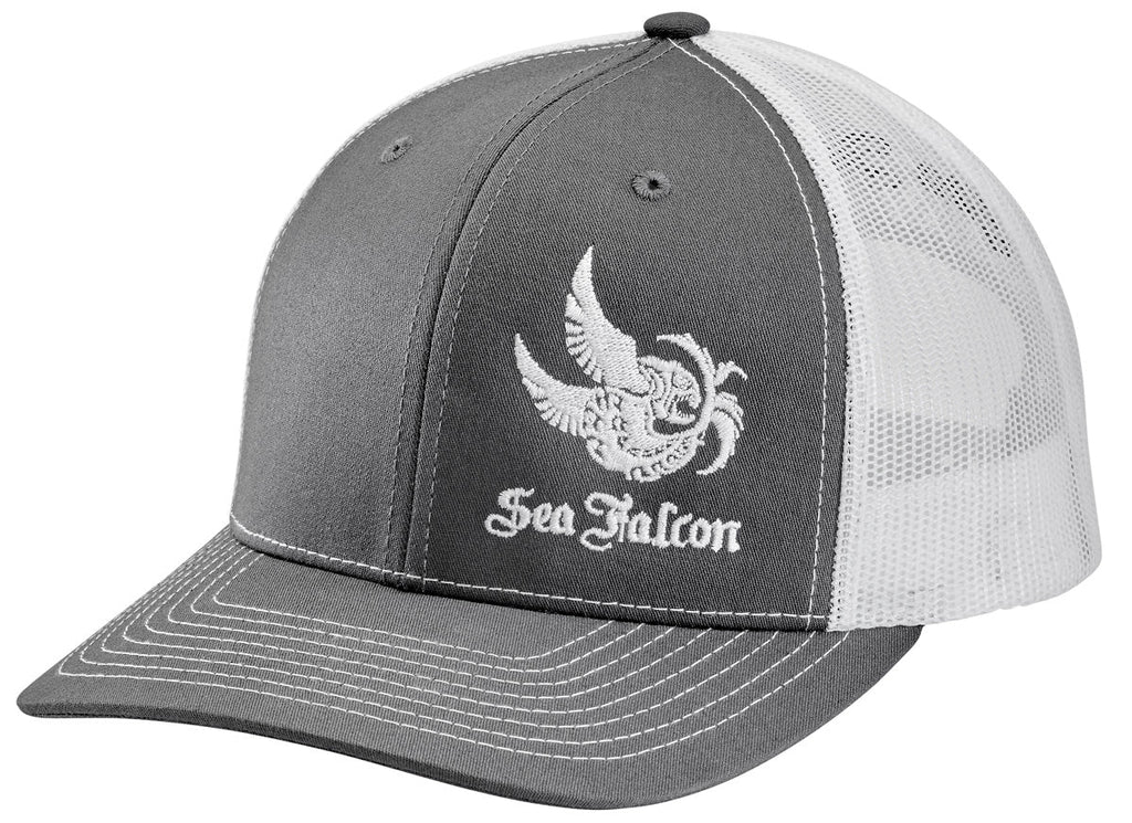 *SF TRUCKER HAT WHITE/GRAY – SPRO Sports Professionals