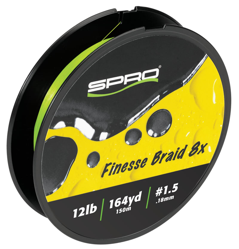 Spro Finesse Braid 8X Lime Green 164 yds 6lb
