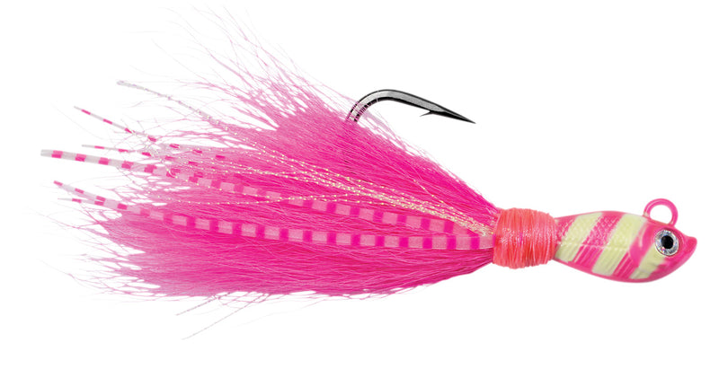 POWER BUCKTAIL ZEBRA CRAZY PINK