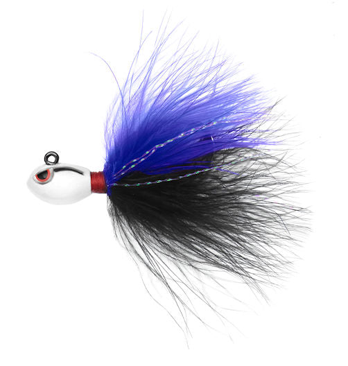 RKSTAR STEELHEAD JIG BLUE/BLACK/WHITE