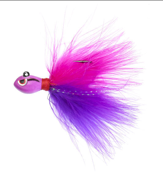 RKSTAR STEELHEAD JIG PINK/PURPLE/PINK