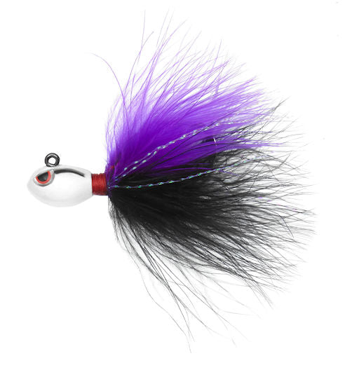 RKSTAR STEELHEAD JIG PURPLE/BLACK/WHITE