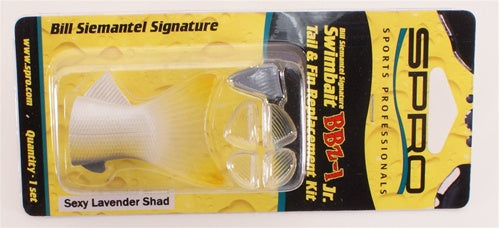 *SB60 FIN & TAIL SET SEXY LAVENDER SHAD