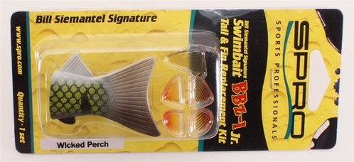 *SB60 FIN & TAIL SET WICKED PERCH
