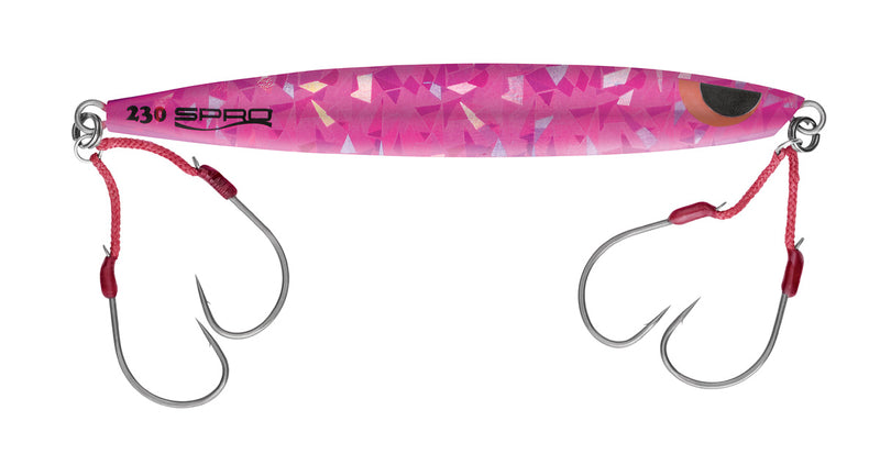 Spro Shimmy Semi Long Jig - 230g - Barbie Pink Glow