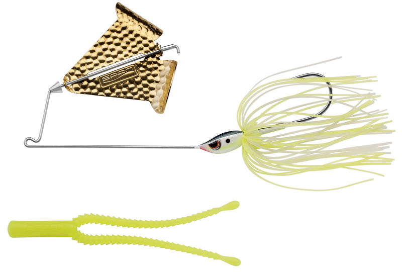 buzz bait fishing lures SPRO - Squealer Buzzbait - 1/2oz Chart/White