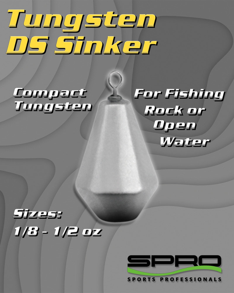 TUNGSTEN DROP SHOT SINKER (SHORT)