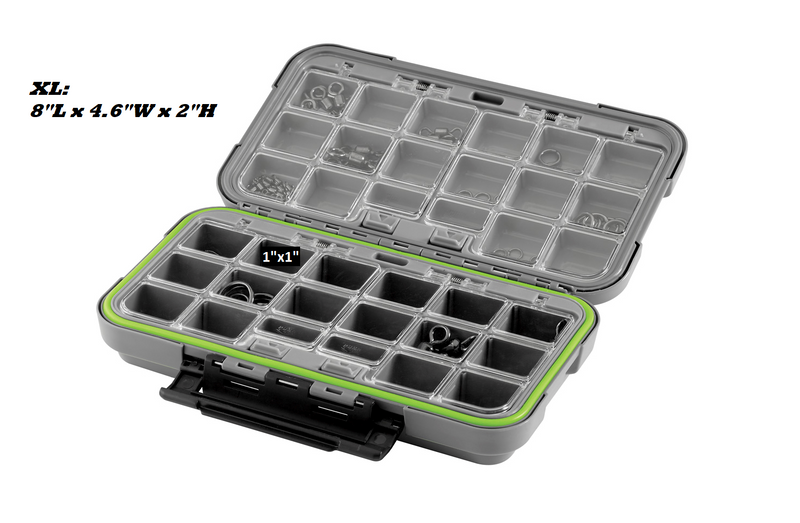 Fishing Tackle Storage Box 3 Tray Sealed Lids