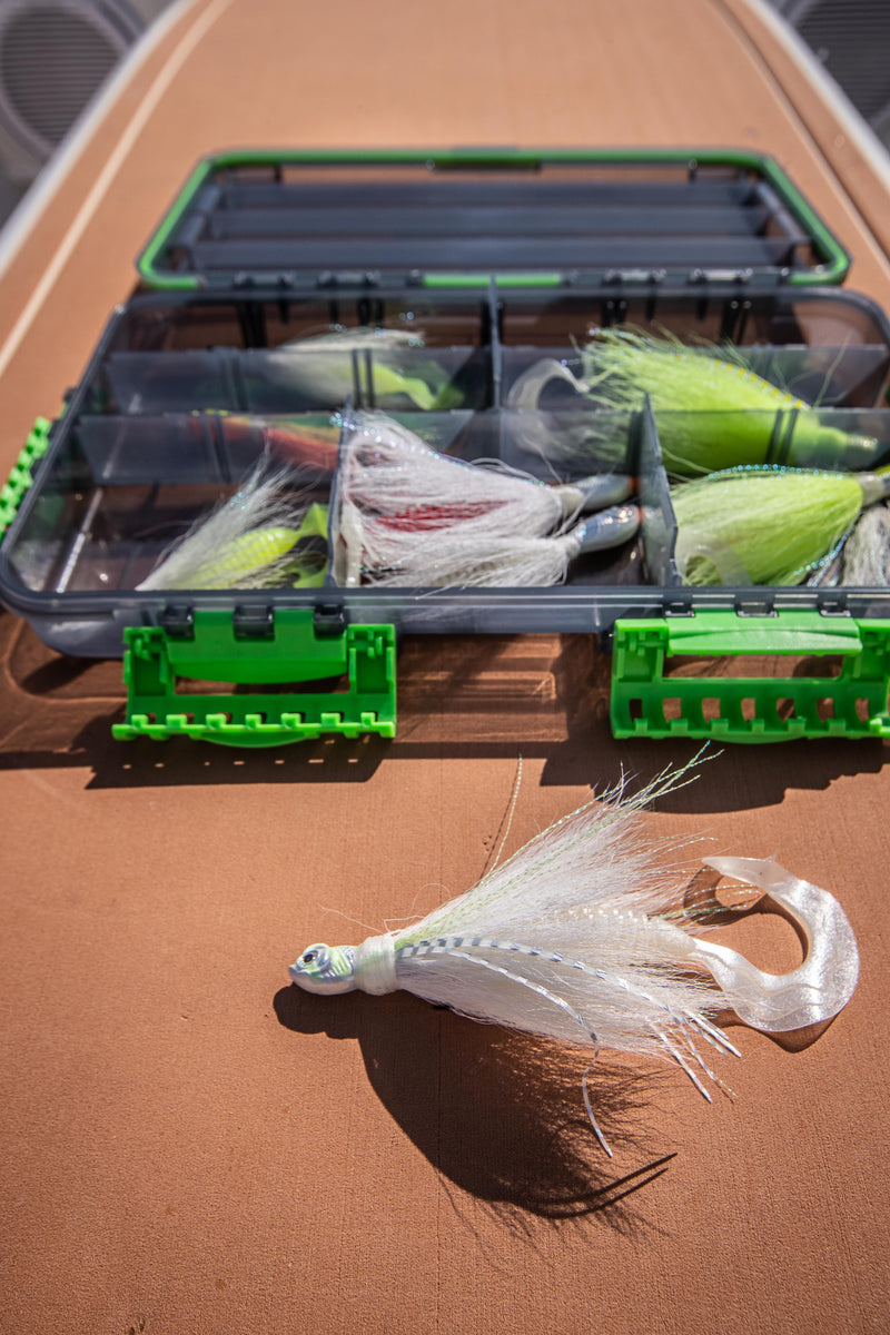 bucktail tackle box POWER BUCKTAIL ZEBRA WHITE – SPRO Sports Professionals