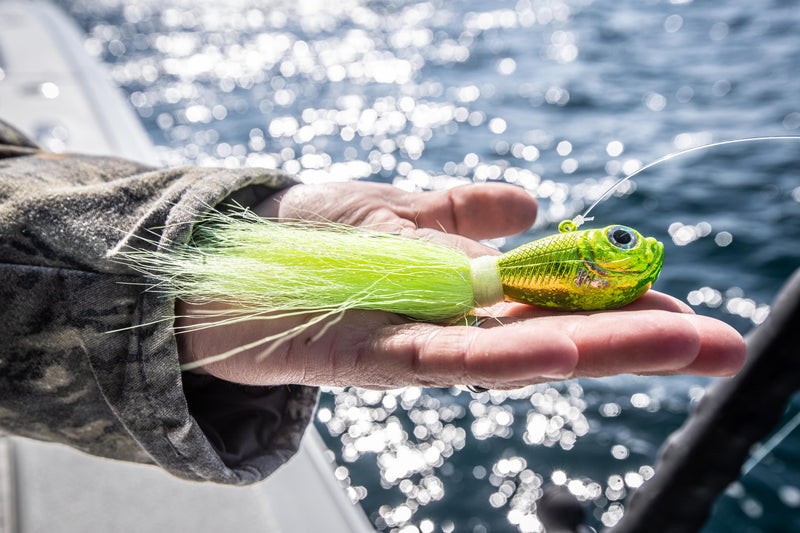 BUCKTAIL JIG CHROME CHARTREUSE